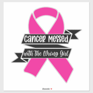 Adesivo Cancer com a garota errada