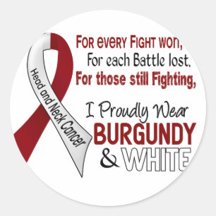 Adesivo Cancer da cabeça & do pescoço eu visto orgulhosa