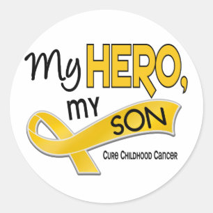 Adesivo Cancer da infância MEU HERÓI MEU FILHO 42
