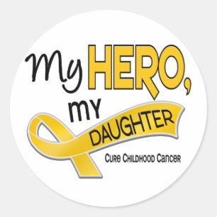 Adesivo Cancer da infância MEU HERÓI MINHA FILHA 42