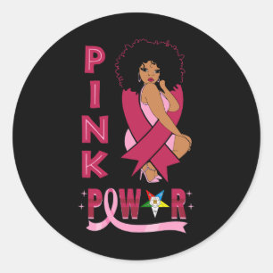 Adesivo Cancer da irmã rosa Power Eastern Star com conheci