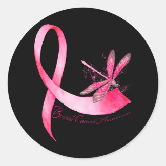 Adesivo Cancer de Briso Rosa Hippie