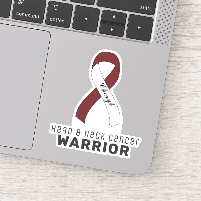 Adesivo Cancer de cabeça e pescoço Vinil Sticker (Detalhe)