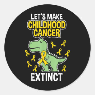 Adesivo Cancer de infância extinto Dinossaur Dino Pediatri