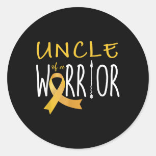 Adesivo Cancer De Infância Tio De Um Guerreiro