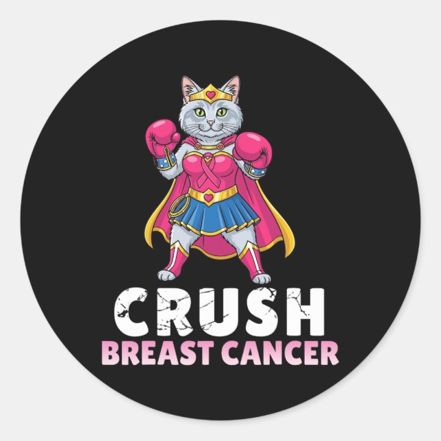 Adesivo Cancer De Mama Com Angora Turca (Frente)