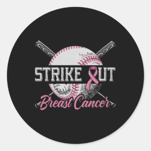 Adesivo Cancer De Mama De Cancer De Mama De Baseball Aw