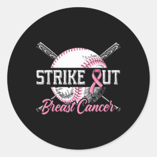 Adesivo Cancer De Mama De Cancer De Mama De Baseball Aw