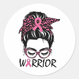 Adesivo Cancer de Mama Vestido pelo Guerreiro Rosa