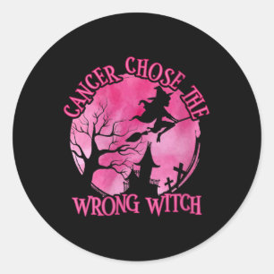 Adesivo Cancer De Mulher Escolheu O Cancer De Mama Errado 