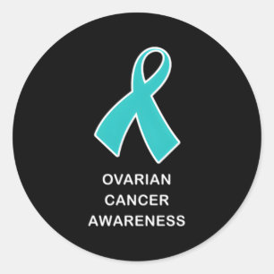 Adesivo Câncer de ovário R de Produtos de Consciência do c