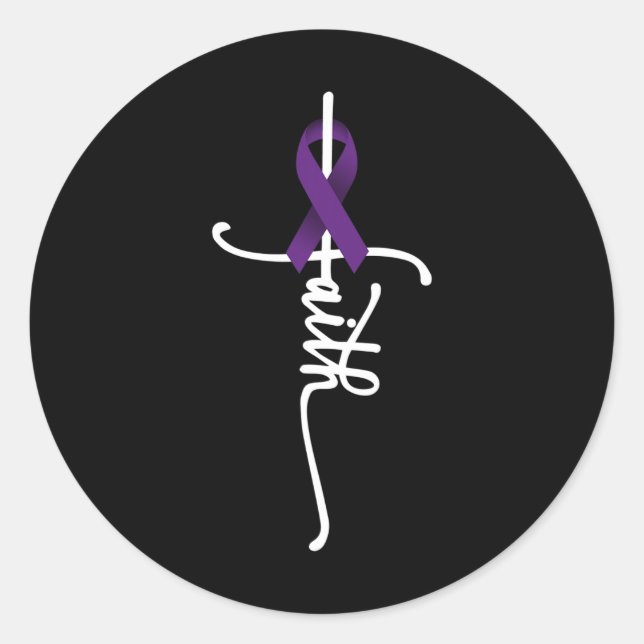 Adesivo Câncer de pâncreas Faith Câncer de pâncreas Awaren (Frente)