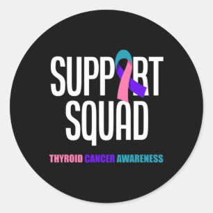 Adesivo Cancer de suporte ao guerreiro Cancer 1 da tireoid