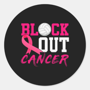 Adesivo Cancer de vôlei "Bloco de Sensibilização"