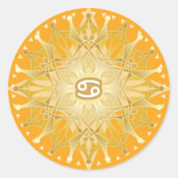 Cancer de Zodac Mandala