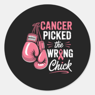 Adesivo Cancer Escolhido O Cancer Da Mama Do Pintinho Erra