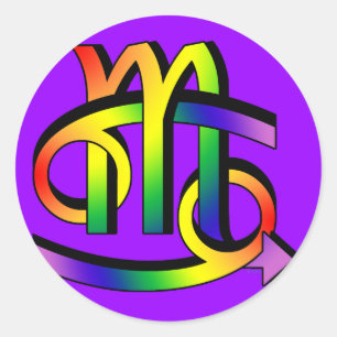 Adesivo Cancer & Escorpião de GLBT