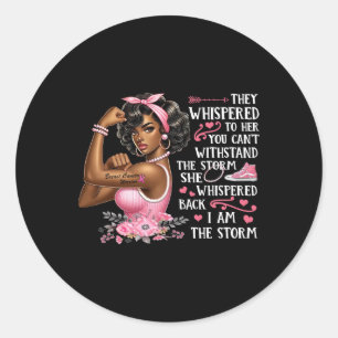 Adesivo Cancer Eu Sou A Tempestade Mulheres Negras Que Ves