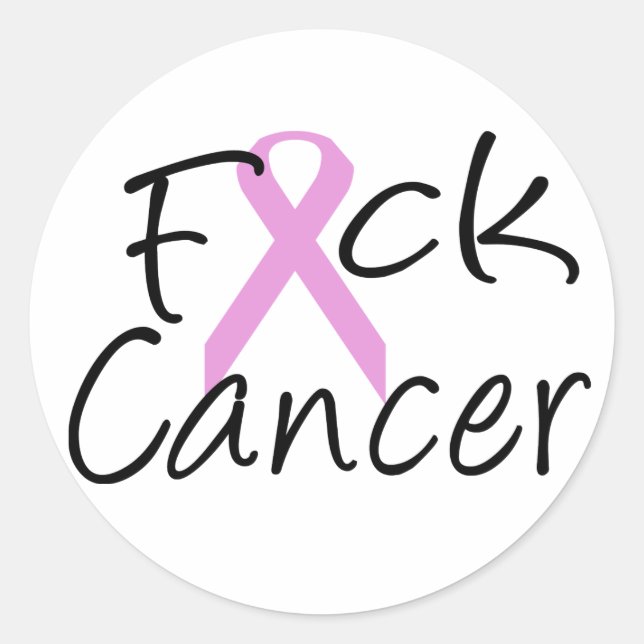 Adesivo Cancer F*CK (Frente)