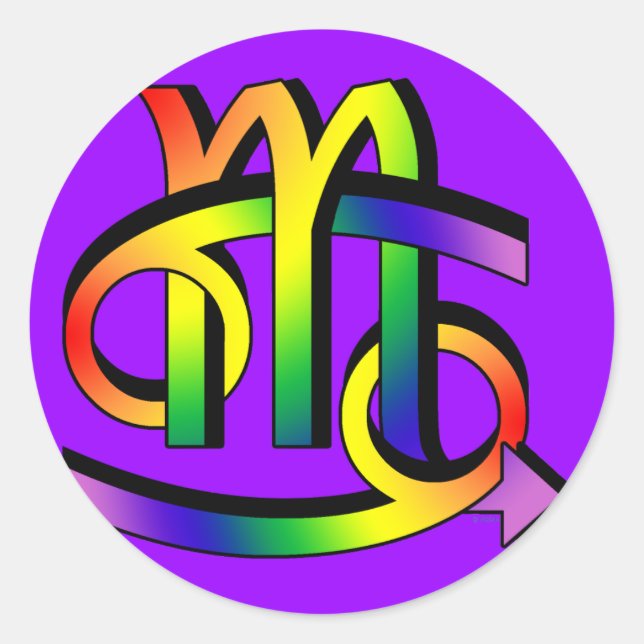 Adesivo CANCER GLBT e Scorpio (Frente)