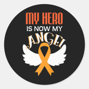 Adesivo Cancer Guerreiro Sensibilização Laranja Fita Gi