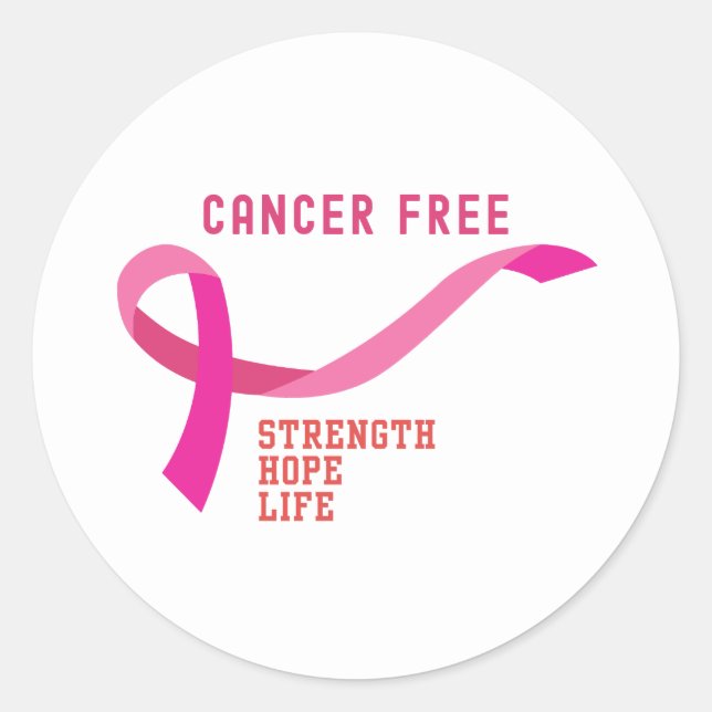 Adesivo Cancer livre (Frente)