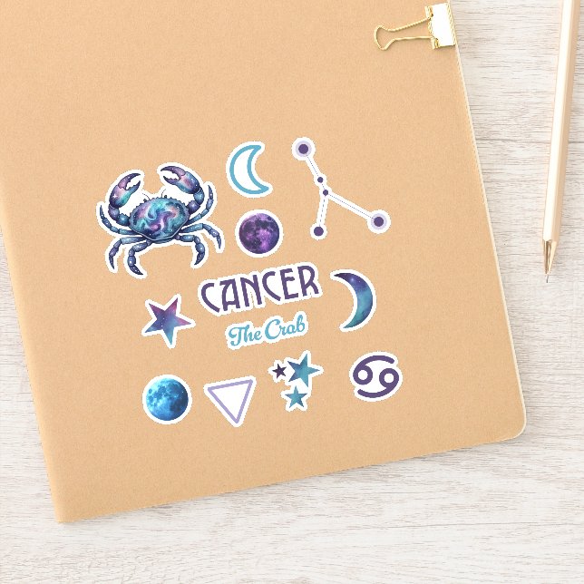 Adesivo Cancer Zodiac Sticker Collection (Notebook)