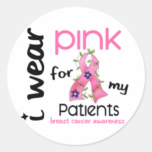 Adesivo Cancro da mama EU VISTO o ROSA PARA MEUS PACIENTES