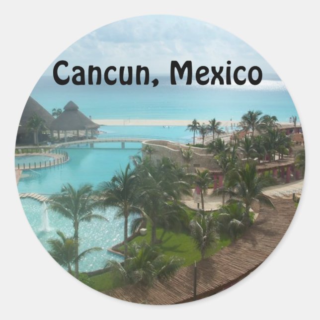 Adesivo Cancun México (Frente)