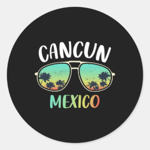 Adesivo Cancún México, Família de Camisas Souvenir que Com