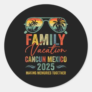 Adesivo Cancun México Férias 2025 Correspondendo Grupo Fam