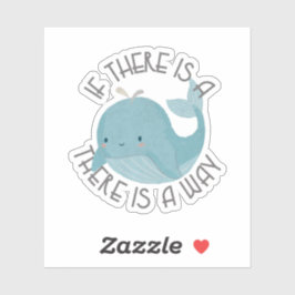 Adesivo Candeeiro de Baleia: Se há uma Baleia, há uma mane