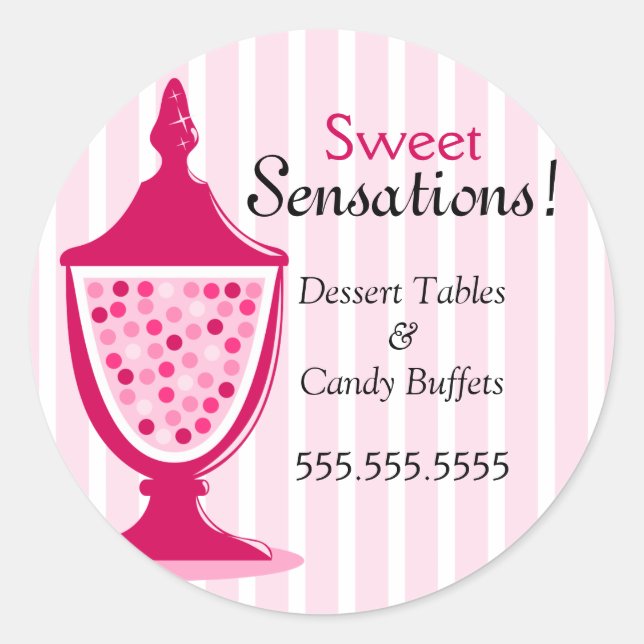 Adesivo Candy Buffet e Mesa Stickers (Frente)