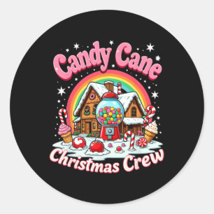 Adesivo Candy Candy Cane Christmas Crew Candy Security Can
