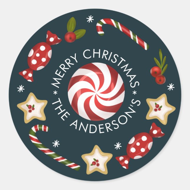 Adesivo Candy Cane Christmas (Frente)