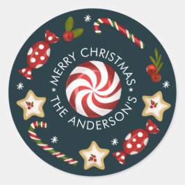Adesivo Candy Cane Christmas