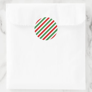 Adesivo Candy Cane Christmas Strips Red Green