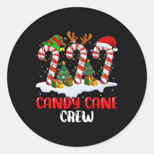 Adesivo Candy Cane Crew Família Engraçada De Natal Vincula