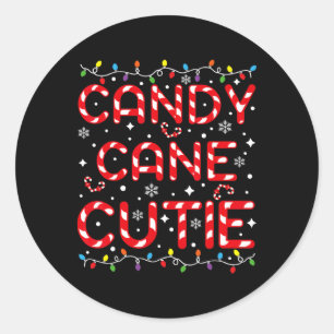 Adesivo Candy Cane Fofo Natal Divertido Crianças Infantil