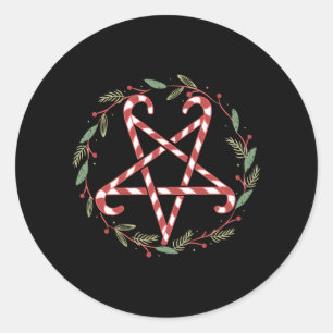 Adesivo Candy Cane Pentagram