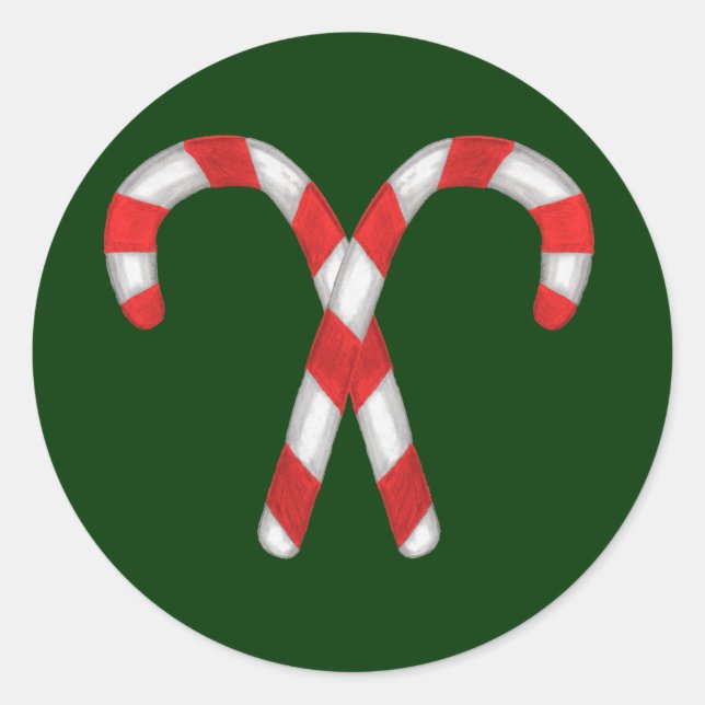 Adesivo Candy Cane Stickers (Frente)