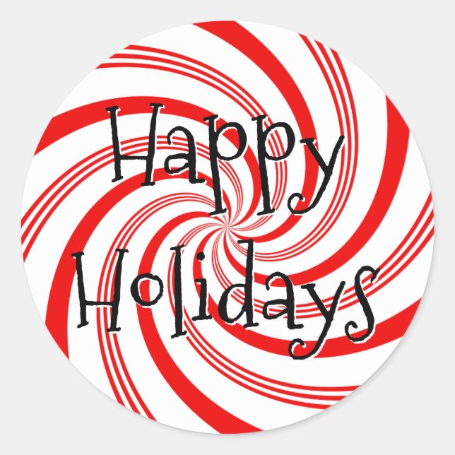Adesivo Candy Cane Twirl (Frente)