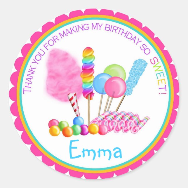 Adesivo Candy Circus Stickers (Frente)