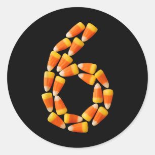 Adesivo Candy Corn 6 Halloween 67 Humor Divertido