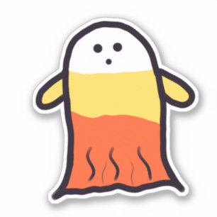 Adesivo Candy Corn Ghost
