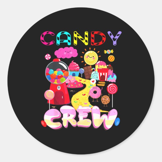 Adesivo Candy Crew Candy Costume Women Candy Land Kids Swe (Frente)