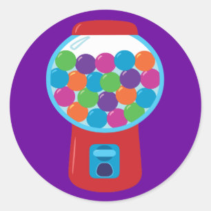 Adesivo Candy Gumball Machine