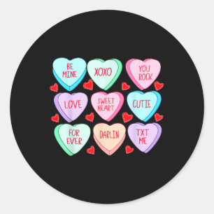 Adesivo Candy Heart Namorados Vibes Dia de os namorados Gi