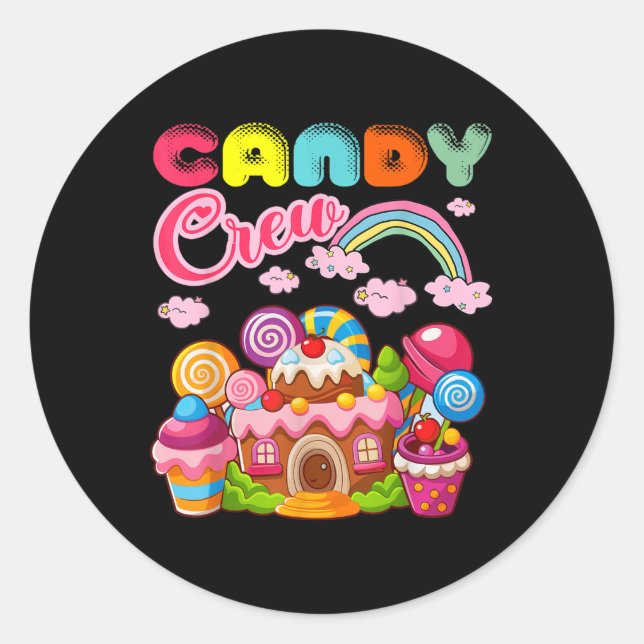 Adesivo Candy Land Candy Crew Docinho Candy Sq (Frente)