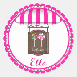 Adesivo Candy Land Sweet Compro Aniversário Favor Stickers